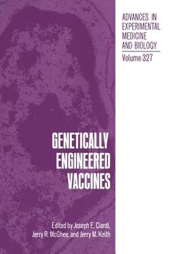 portada Genetically Engineered Vaccines (en Inglés)