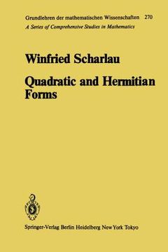 portada quadratic and hermitian forms (en Inglés)