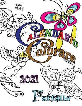 portada Calendario da Colorare 2021 Farfalle (in Italian)