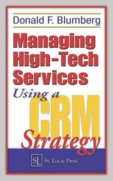 portada managing high-tech services using a crm strategy -conformant e-learning (in English)