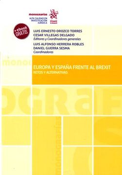 portada Europa y España Frente al Brexit. Retos y Alternativas (+) (in Spanish)