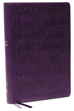 portada Kjv, Large Print Center-Column Reference Bible, Verse art Cover Collection, Leathersoft, Purple, red Letter, Comfort Print: Holy Bible, King James Version (in English)