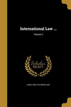 portada International Law ...; Volume 2 (en Inglés)