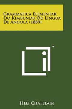 portada Grammatica Elementar do Kimbundu ou Lingua de Angola (en Portugués)