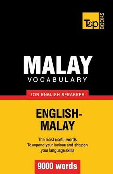 portada Malay vocabulary for English speakers - 9000 words (en Inglés)