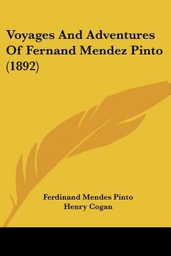 portada voyages and adventures of fernand mendez pinto (1892) (en Inglés)