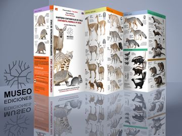 portada Guía mamíferos continentales de Chile (Desplegable) 