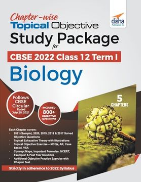 portada Chapter-wise Topical Objective Study Package for CBSE 2022 Class 12 Term I Biology (en Inglés)