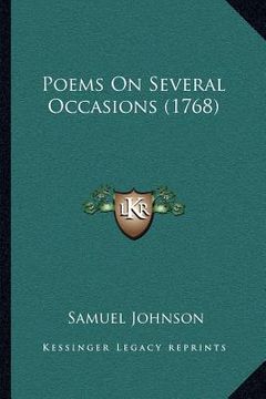 portada poems on several occasions (1768) (en Inglés)