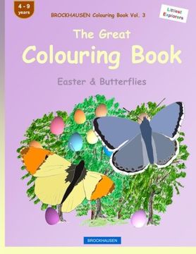 portada BROCKHAUSEN Colouring Book Vol. 3 - The Great Colouring Book: Easter & Butterflies: Volume 3