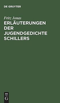 portada Erläuterungen der Jugendgedichte Schillers 