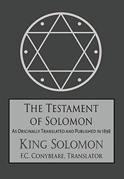 portada The Testament of Solomon (en Inglés)