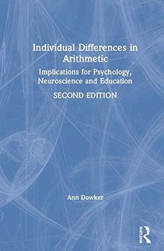 portada Individual Differences in Arithmetic: Implications for Psychology, Neuroscience and Education 