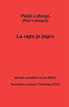 portada La Rajto je Pigro (in Esperanto)