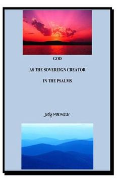 portada GOD As The Sovereign Creator In The Psalms