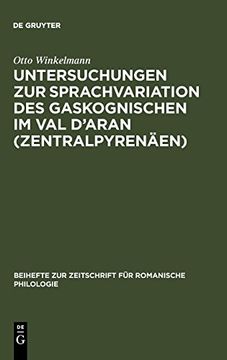 portada Untersuchungen zur Sprachvariation des Gaskognischen im val D'aran (Zentralpyrenaen) (en Alemán)