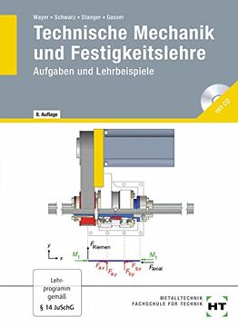 portada Technische Mechanik und Festigkeitslehre. Aufgaben und Lehrbeispiele: Aufgaben und Lehrbeispiele: (in German)