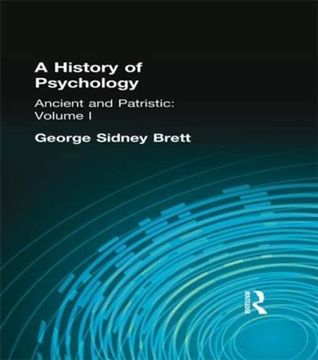 portada 1: A History of Psychology: Ancient and Patristic Volume i: V. 1 (Muirhead Library of Philosophy)