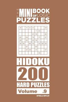 portada The Mini Book of Logic Puzzles - Hidoku 200 Hard (Volume 9) (en Inglés)