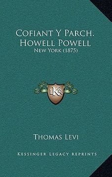 portada cofiant y parch. howell powell: new york (1875)