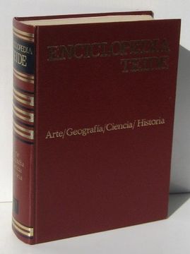 portada Enciclopedia Teide (Tomo Ii De 2). Arte - Geografia - Ciencia - Historia