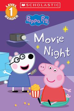 portada Movie Night (Peppa Pig: Scholastic Level 1 Reader #13) (en Inglés)
