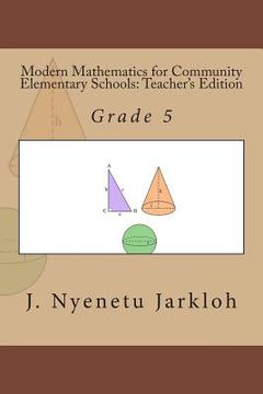 portada Modern Mathematics for Community Elementary Schools (Grade 5): Teacher's Edition (en Inglés)