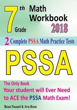 portada 7th Grade PSSA Math Workbook 2018: The Most Comprehensive Review for the Math Section of the PSSA TEST