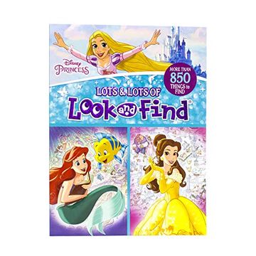 portada Disney Princess - Lots and Lots of Look and Find Activity Book (en Inglés)