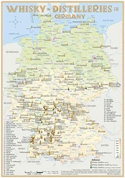 portada Whisky Distilleries Germany-Austria-Switzerland - Tasting map