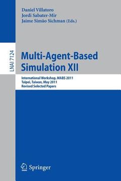 portada multi-agent-based simulation xii (en Inglés)
