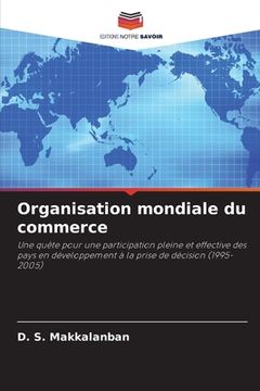 portada Organisation mondiale du commerce (in French)