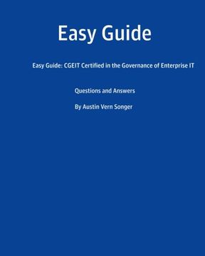 portada Easy Guide: CGEIT Certified in the Governance of Enterprise IT: Questions and Answers