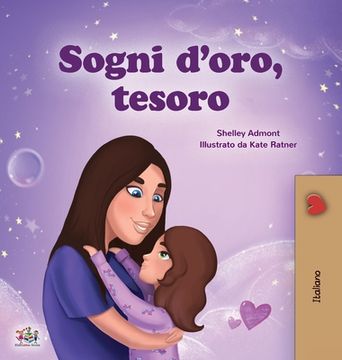 portada Sweet Dreams, My Love (Italian Children's Book)