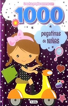 portada Crea tus Propias Escenas con 1000 Pegatinas de Niñas (in Spanish)
