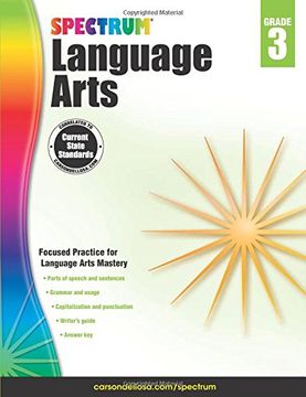 portada Spectrum Language Arts, Grade 3 (en Inglés)
