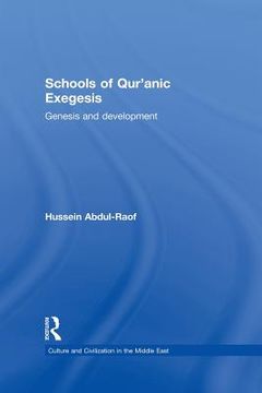 portada schools of qur'anic exegesis: genesis and development (en Inglés)
