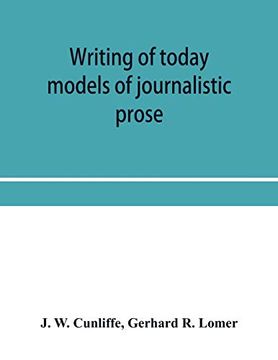 portada Writing of Today: Models of Journalistic Prose 