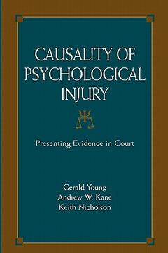 portada causality of psychological injury: presenting evidence in court