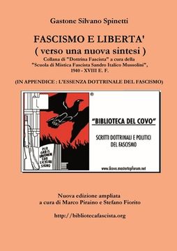 portada FASCISMO E LIBERTA' - verso una nuova sintesi (in Italian)