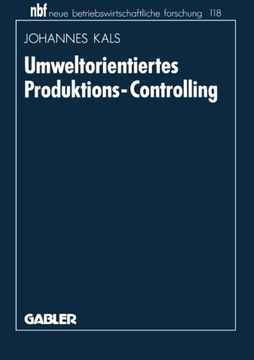 portada Umweltorientiertes Produktions-Controlling (neue betriebswirtschaftliche forschung (nbf)) (German Edition)