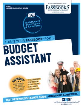 portada Budget Assistant (C-848): Passbooks Study Guide Volume 848 (in English)