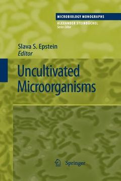 portada uncultivated microorganisms (en Inglés)