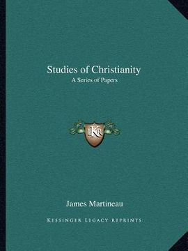 portada studies of christianity: a series of papers