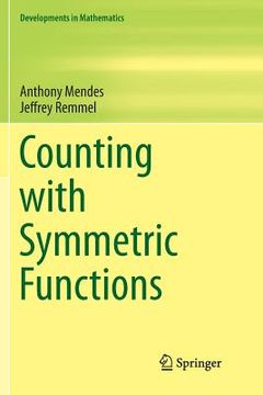 portada Counting with Symmetric Functions (en Inglés)