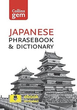 portada Collins Japanese Phras and Dictionary Gem Edition: Essential phrases and words in a mini, travel-sized format (Collins Gem) (en Inglés)
