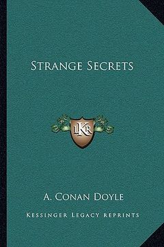 portada strange secrets (in English)