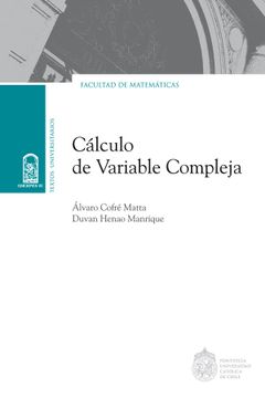portada Cálculo de variable compleja (in Spanish)
