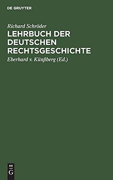 portada Lehrbuch der Deutschen Rechtsgeschichte (German Edition) (en Alemán)