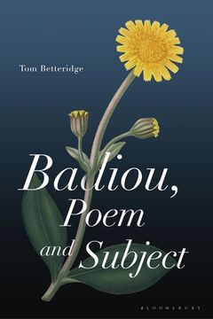 portada Badiou, Poem and Subject (en Inglés)